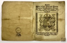 Snešení všech čtyř slavných pánů 1744